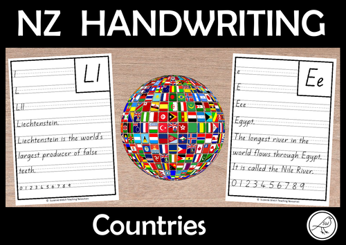 New Zealand Handwriting – Countries