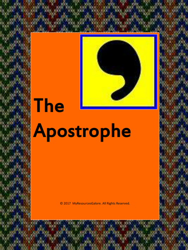 The Apostrophe Poster