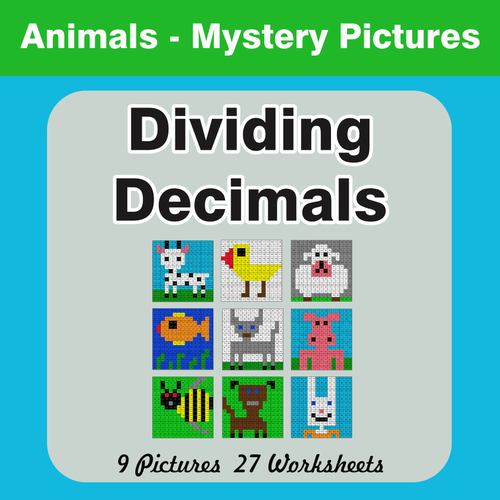Dividing Decimals Mystery Pictures