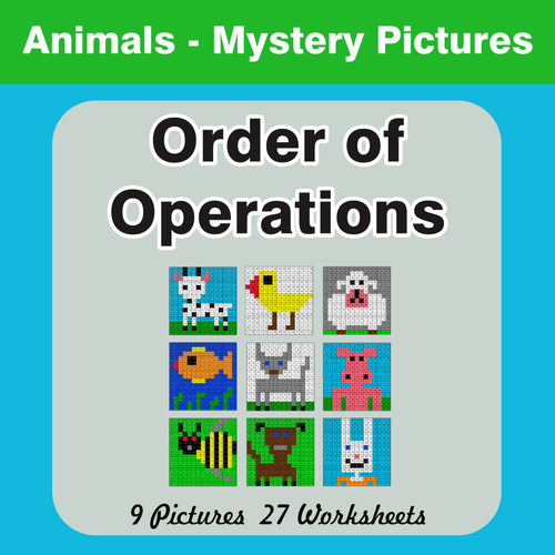 Order of Operations Mystery Picture