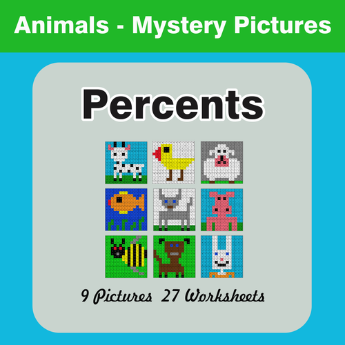 Percent of a Number Mystery Pictures