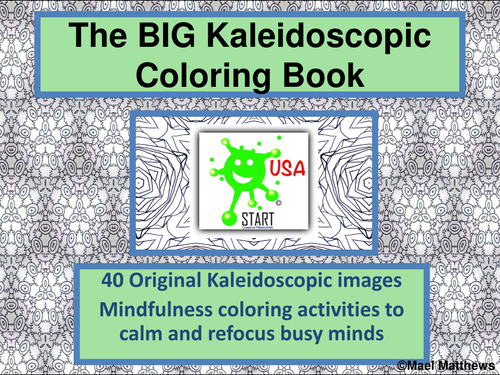 Coloring Book. Kaleidoscopic images