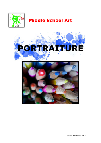 Art. Scheme of study - portraits