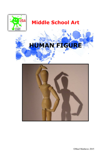 Art. Scheme of study - human figure