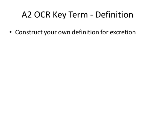 OCR A-Level Biology The Liver