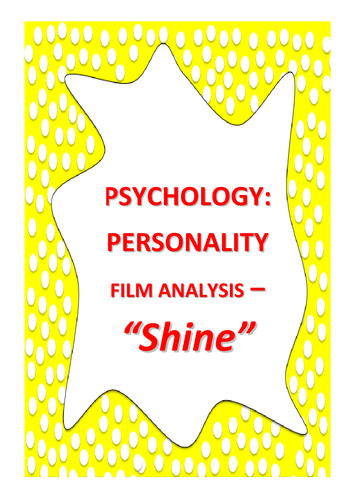 Psychology - Shine: Personality Analysis