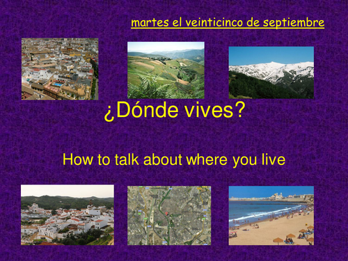 Donde vives