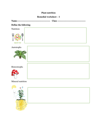 Plant nutrition