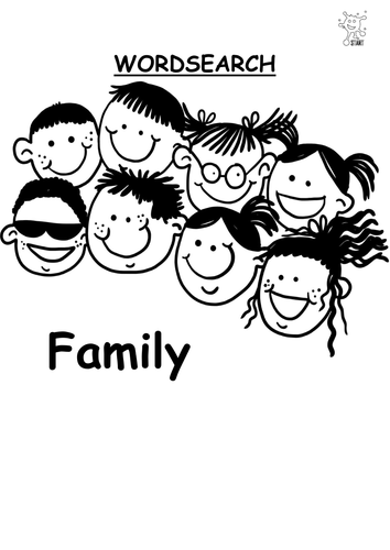 word-search-family-teaching-resources