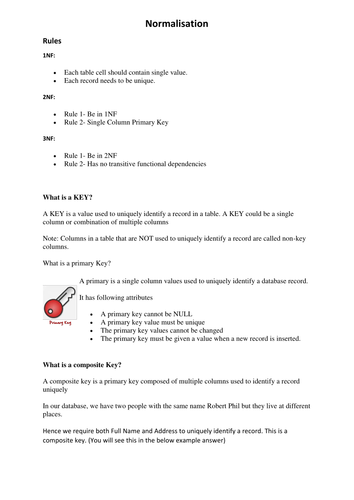 Database Example Mock