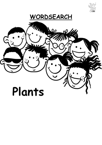 Word Search. Plants