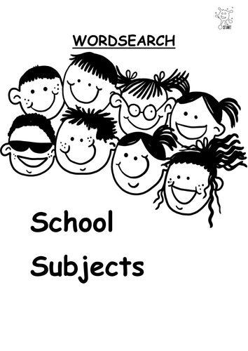 Word search. School subjects | Teaching Resources