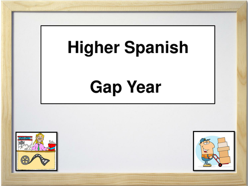 Spanish - Gap Year Vocabulary Notes