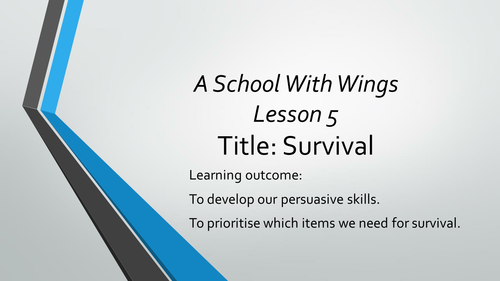 Lesson 5 - Survival Skills