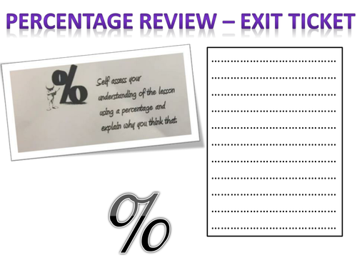 Percentage Review
