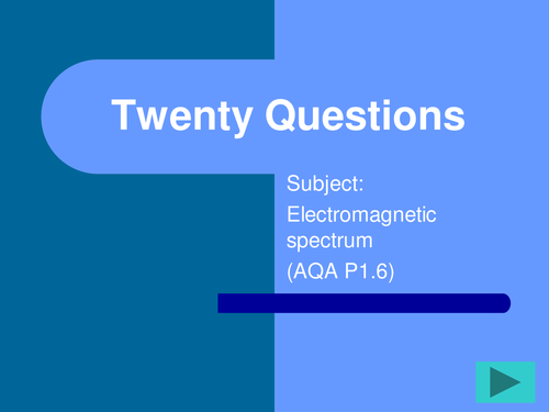 FUN and engaging GCSE Physics revision activity  Electromagnetic waves   (AQA P1.6)