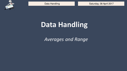 GCSE revision of averages including averages from tables