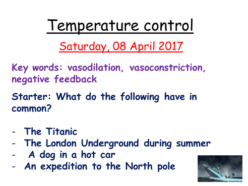 New AQA Biology GCSE 1-9 Homeostasis bundle (Unit 5)