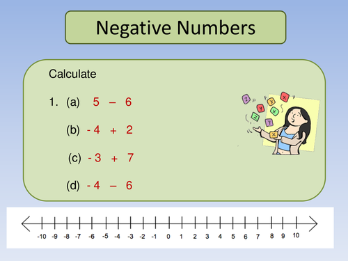 Algebra revision starters