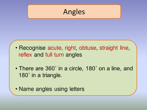 Angles revision