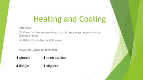 Heating and Cooling