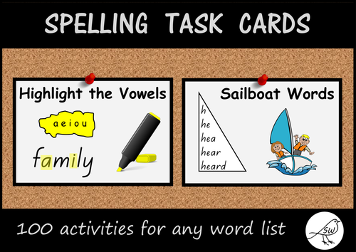 Spelling Task Cards