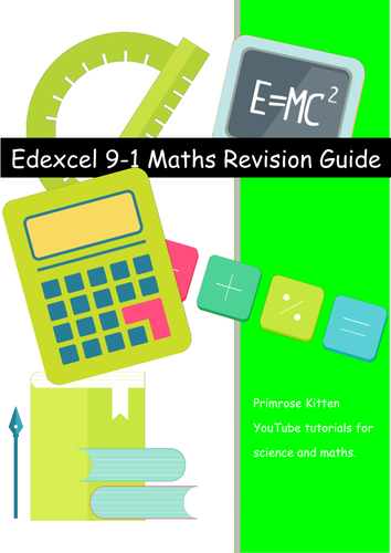 Edexcel GCSE maths. 9-1 spec. Student friendly version of specification statements