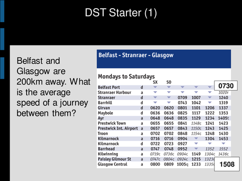 DST Starters