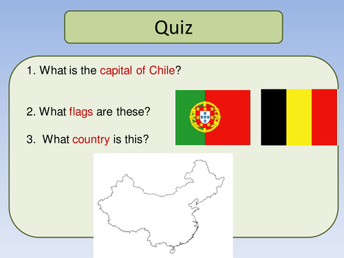 Simple Geography Quiz