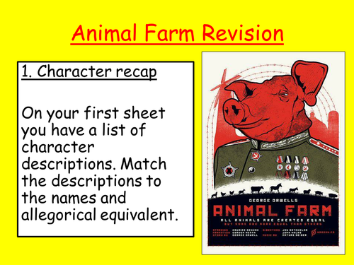 Animal Farm Revision session