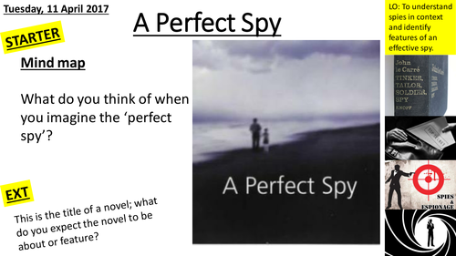 The Perfect Spy - writing to explain a viewpoint