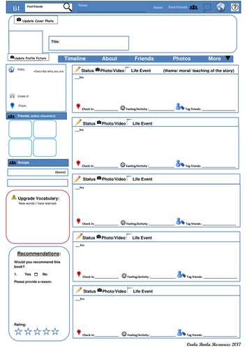 Literacy:  Book Review/ book report