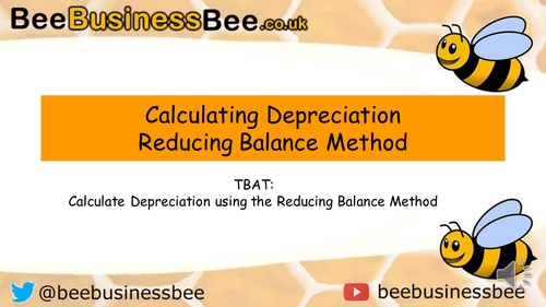 Calculating Depreciation - Reducing Balance Method