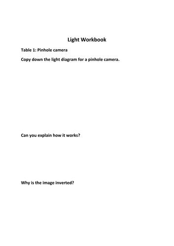 Light workbook