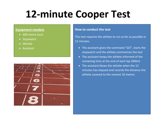 15 Fitness Test Reciprocal Cards