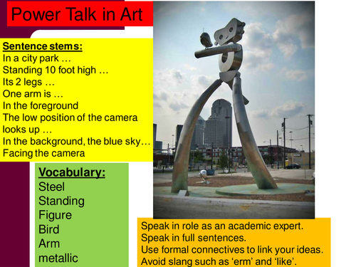 Tips to Power Talk in Art.