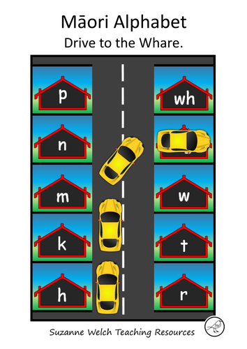 Māori Alphabet - Drive to the Whare