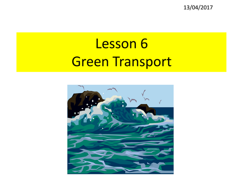 Energy 6 - Green Transport - jho