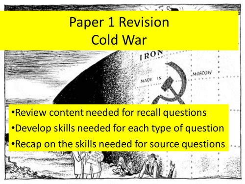 OCR History B Cold War revision sessions