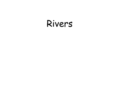 Edexcel Rivers Revision Lesson