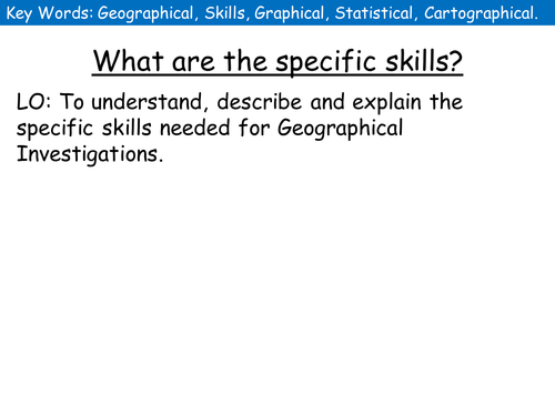 (New AQA) Statistical Skills Lesson