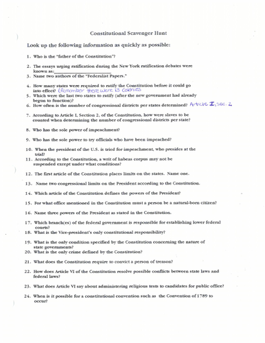 constitution-scavenger-hunt-answer-key-slidesharedocs