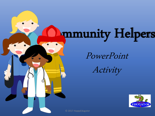 Community Helpers Game - What's My Job