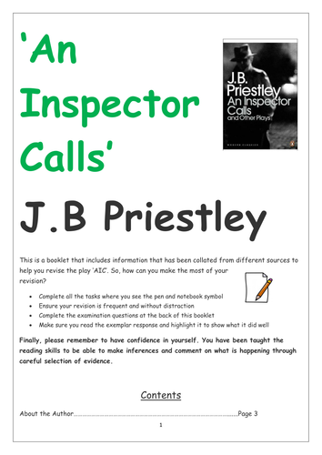 An inspector calls homework 07 picture