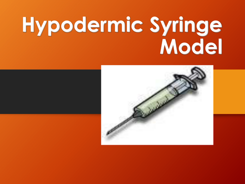 Media - hypodermic syringe model