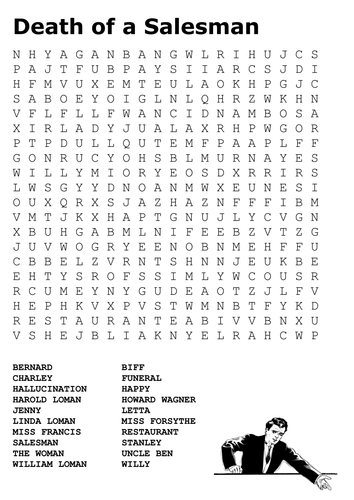 Death of a Salesman Word Search