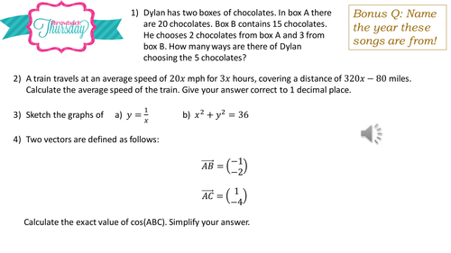 Equation of a Tangent to a Circle - NEW GCSE