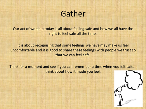 Assembly on feelings