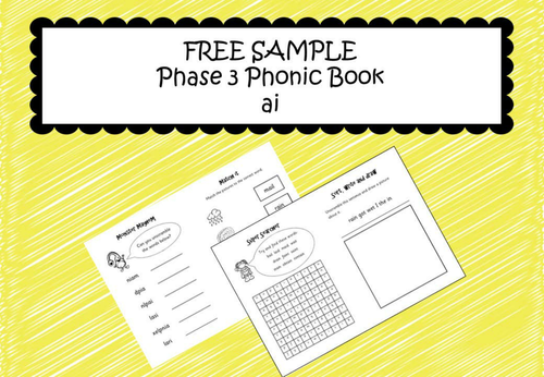 FREE SAMPLE - Phase 3 Phonic Book ai