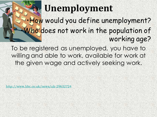 Unemployment introduction